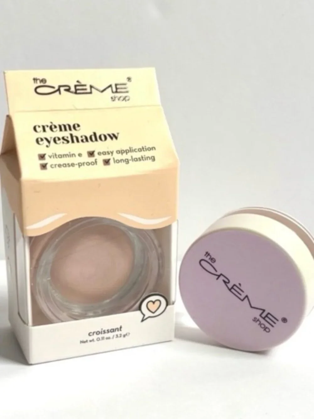 The Crème Shop's Crème Eyeshadow in Shade Croissant NIP